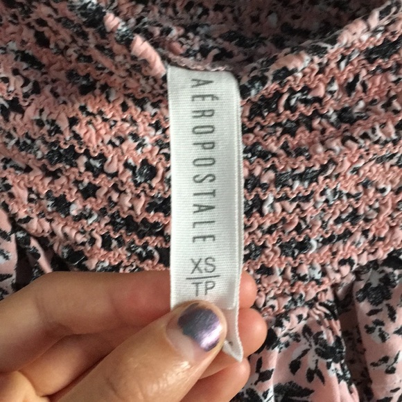 Juniors Pink Floral Skirt - Picture 2 of 5